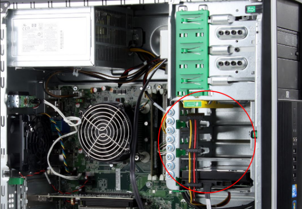 电脑硬盘电源线接法图解 3分钟学会接硬盘电源线