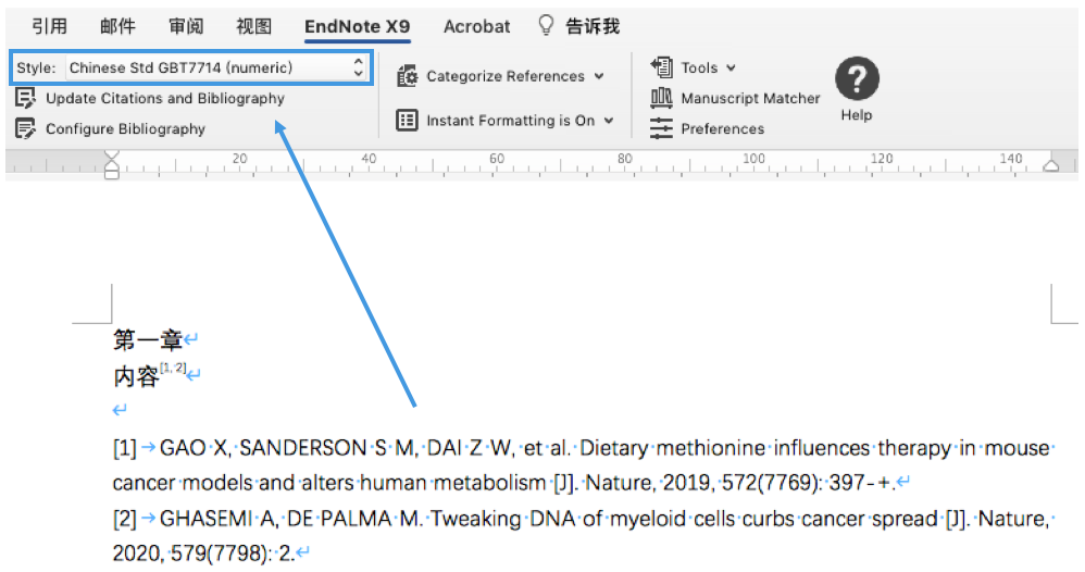 endnote导入参考文献格式（endnote导入参考文献格式设置）