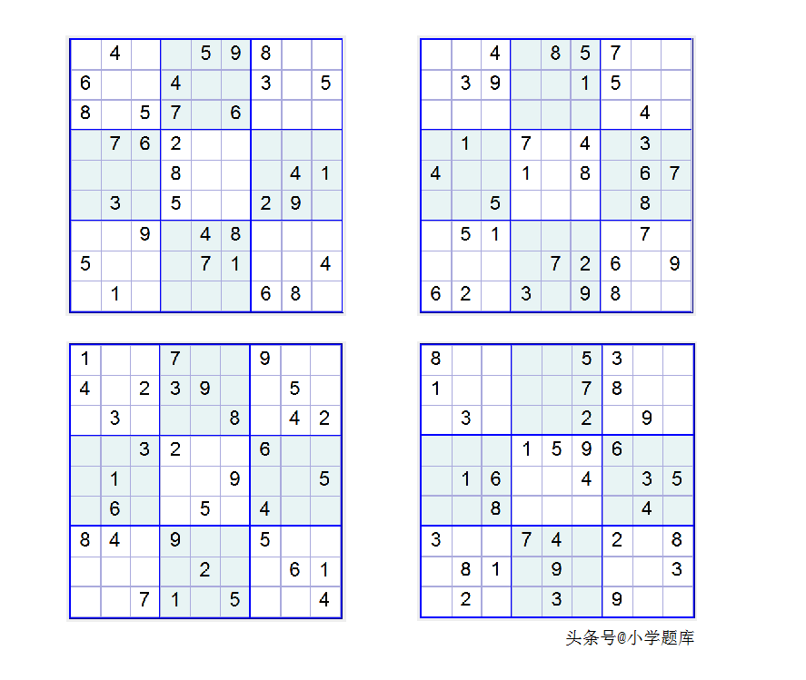 九宫数独练习和方法(附九宫数独入门100题) 九宫数独练习和方法(附九宫数独入门100题)