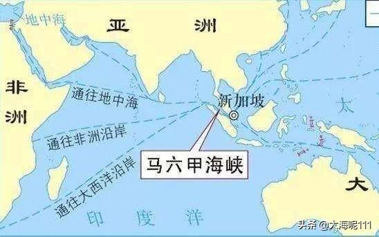 世界海峡地图分布图,马六甲海峡在世界地图的什么位置？