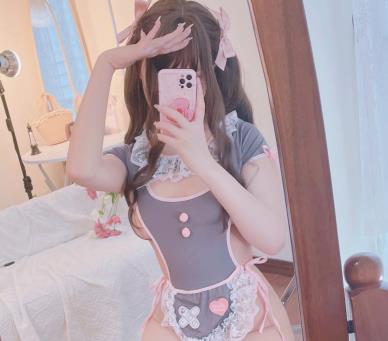 小蔡头喵喵最新作品：可爱女仆，1V1.4G，粉丝期待