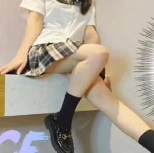 许木daxumu小雌性狗子JK黑丝格子裙,颜值身材大学生资源