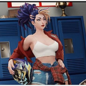 4K3DAANiX作品集：动漫游戏人物，文件较大，黑白版本，下载观看