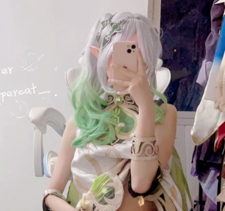 原神cosplay大雕萌妹草神纳西妲视频2.8G，伪娘身材惊艳，推特人气爆棚，嫩嫩小伙伴必看