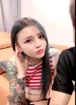 刺青網紅花臂女孩自拍视频1v-332M，时长1小时40分