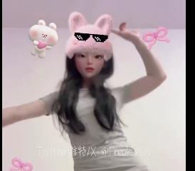 推特舞蹈艾娃自拍道具资源：22个视频，独特创意，观看声明露脸