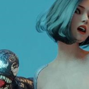 Amusteven巨匠制作！女超人蒂法与毒液、灭霸、惊奇队长的碰撞！动漫H漫无圣光，绝对值得拥有！