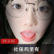 露脸作品巅峰造极的精选社保鸡，3V视频，2.3G