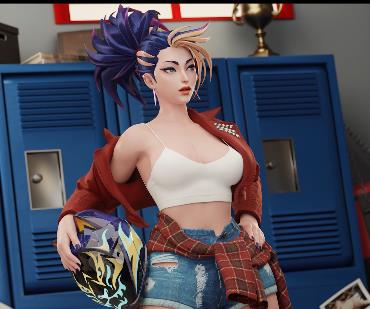 AANiX3D原创作品集，欧美风4K3D，黑白版本，下载观看