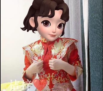 桔梓新手妈妈自拍传统婚服道具图集420张某音小孩子商场户外W-5分！